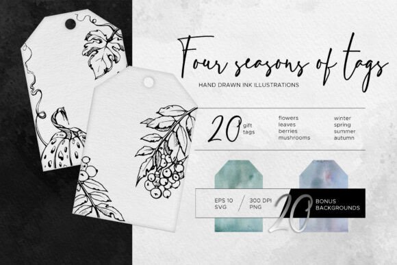 Download Four Seasons of Tags - Seasons Collection