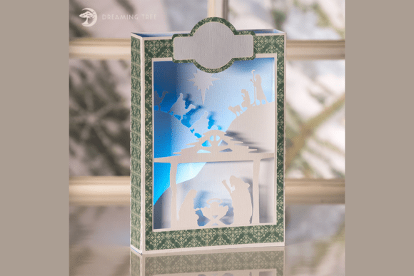 Download Nativity Paperscape Box Card SVG - Premium Resources