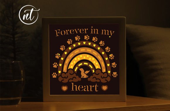 Download 3D Dog Memorial Day Rainbow Shadow Box - Rainbow shadow box Collection