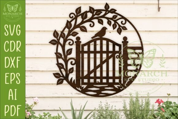 Download Secret Garden Gate SVG Wall Sign - Wall sign Collection